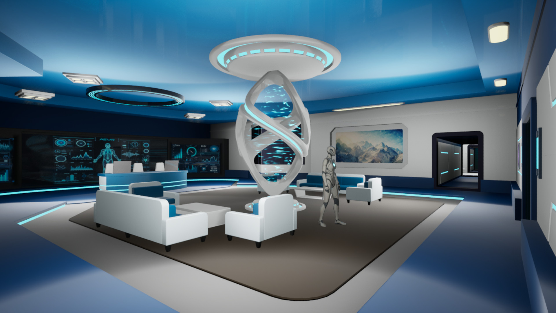 Virtual reality application to study the ASMR